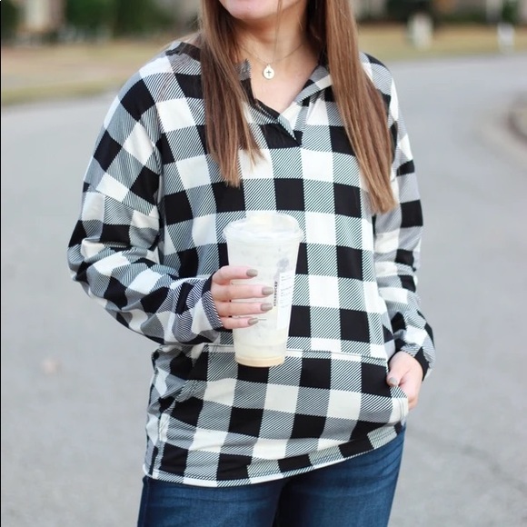 Buffalo plaid pullover - Picture 4 of 8